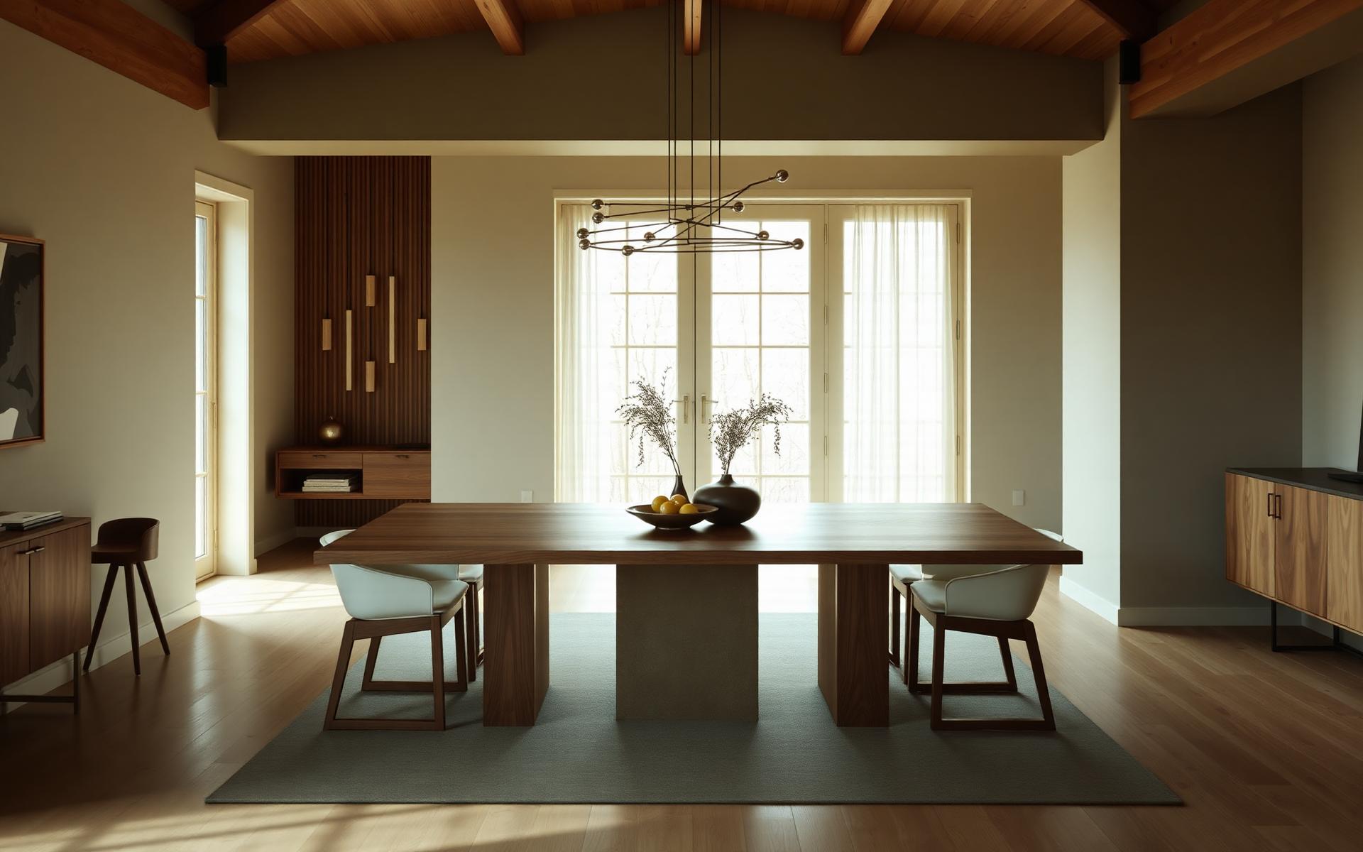 Salle à manger en bois massif